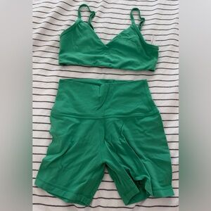Butter workout set from aritzia